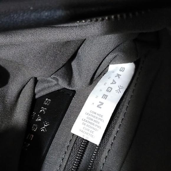 Skagen Denmark leather fold over clutch